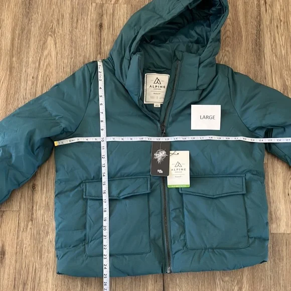 ALPINE DESIGN. Women's Teal Dream Puff Shortie Jacket. Various Sizes. - Picture 10 of 11